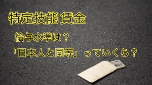 特定技能 賃金｜給与水準は？日本人と同等はい…