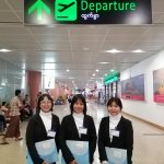 埼玉県の介護業に配属予定の特定技能外国人3名がミャンマーから出国いたしました