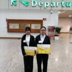 静岡県の介護業に配属予定の技能実習生2名がミャンマーから出国いたしました